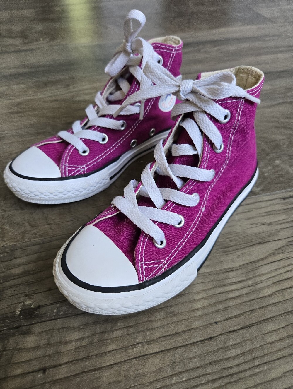 Converse Chuck Taylor All Star High Top Hot Pink/Purple Girls Youth Size 12